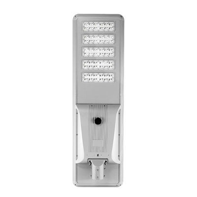 ไฟฟ้ากลางแจ้ง LED ประเภทพาณิชย์ 200lm/W ไฟฟ้าแสงอาทิตย์ด้วยแผ่นพานิลโมนโครสตัลลีน ตัวเลือกพลังงานที่สามารถปรับแต่งได้