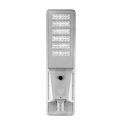 ไฟฟ้ากลางแจ้ง LED ประเภทพาณิชย์ 200lm/W ไฟฟ้าแสงอาทิตย์ด้วยแผ่นพานิลโมนโครสตัลลีน ตัวเลือกพลังงานที่สามารถปรับแต่งได้