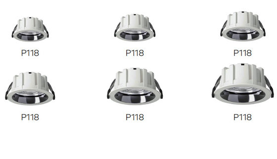 3.5 นิ้ว LED ดาวน์ไลท์ Ultra Thin 3000K Warm White Recessed Ceiling Lights สําหรับโรงแรม Airpot โรงเรียน 15W 2000LM