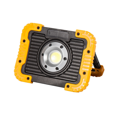10W 1000LM High Lumen แบบชาร์จไฟได้ COB Work Light แบบพกพาพร้อมที่จับขาตั้งกล้อง