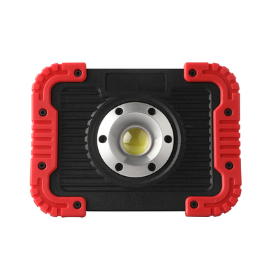 10W 1000LM High Lumen แบบชาร์จไฟได้ COB Work Light แบบพกพาพร้อมที่จับขาตั้งกล้อง